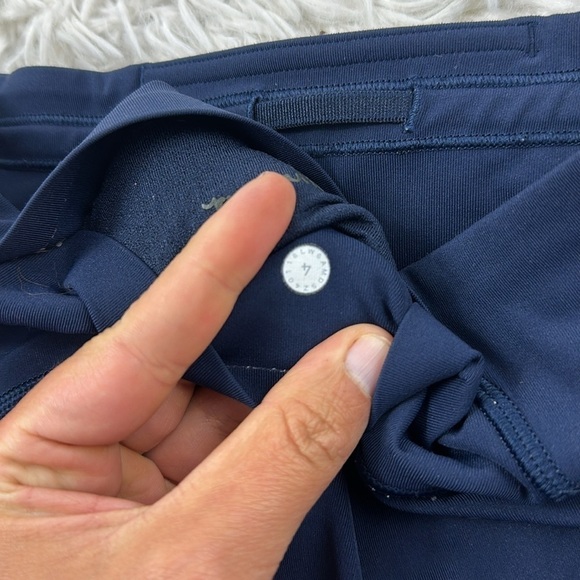 Lululemon Time To Sweat Crop *23" True Navy - Picture 5 of 6